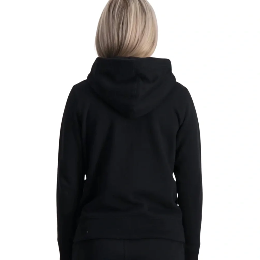 Polo Ralph Lauren Black Knit Zip Hoodie Pony Logo Sweatshirt - Picture 6 of 8